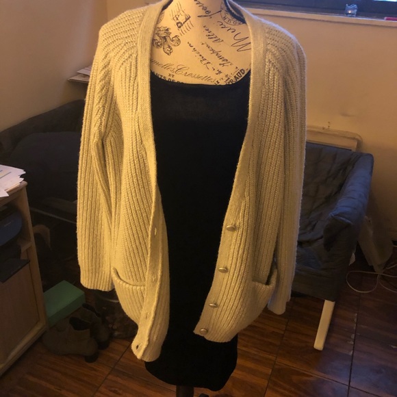 Women’s grey/silver Barney’s cardigan - Picture 2 of 6